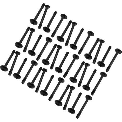 Vis pour Ventilateur D'ordinateur 30mm en Acier, 50pcs Vis Longues de Remplacement, Fixation pour Boîtier, Kit Visserie Fête Estivale, Installation Facile (1/5)