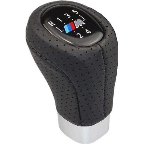 5-Gang-Schaltknauf – Ergonomisches Design für BMW E34 E36 E38 E39 E46 E53 E60 E61 E63 E64 E83 E90 E91 E92 E93 – Einfache Montage (1/5)