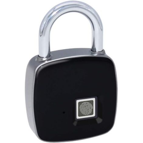 Serrure intelligente à empreintes digitales P3, cadenas de sécurité biométrique sans clé, étanche, tactile, chargement USB, pour porte, fixation rétractable et mécanisme d'attache de sécurité