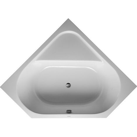 Baignoire d'angle D-CODE 2 dossiers, blanc 1400 x 1400 mm DURAVIT