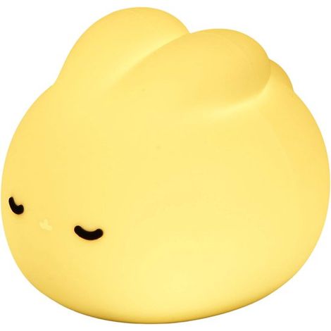 Veilleuse, lampe de chevet, veilleuse lapin, LED tactile à intensité variable, lampe de bureau aspect bois, sans fil, changement de couleur, batterie 1200 mAh, LED 3000 K (1/5)