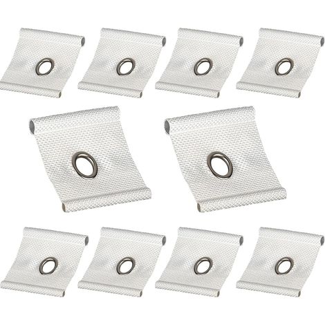BEBUSINGOTO 10 piezas ojales universales para ribetes, ganchos para toldos, ojales de canal para toldos de caravanas, accesorios para autocaravanas, para rieles de techo de 5/6 mm a 7/8 mm (1/5)