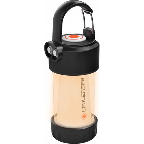 Linterna de camping a pilas Ledlenser ML4 Warm Light, negra
