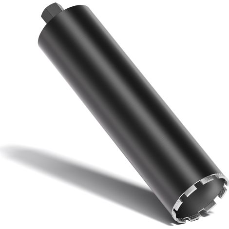 Wiltec – Foret diamant pour carotteuse Ø 127 mm – Longueur 450 mm – 1¼ UNC – Métal fritté – Forage humide béton et carrelage
