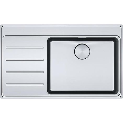 Franke Einbauspüle Mythos MYX 211 A Edelstahl, Becken links (1/4)