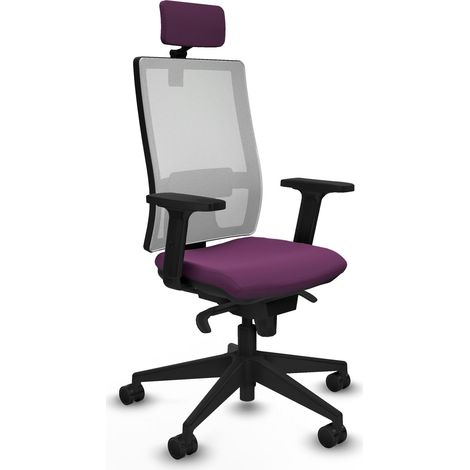 Sedia da ufficio piqueras y crespo Horna viola schiuma iniettata