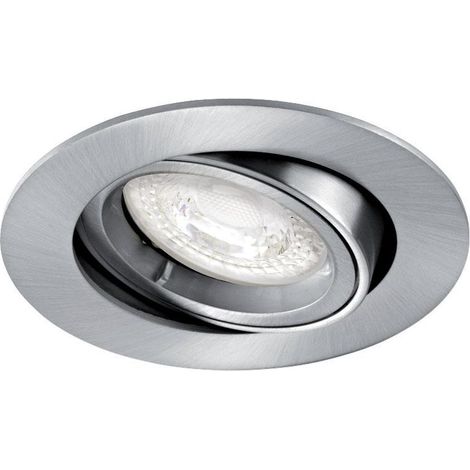 SPEED 70 R 12 Encastré GU5,3 rond basculant nickel Lpe non incl. ARIC 4836