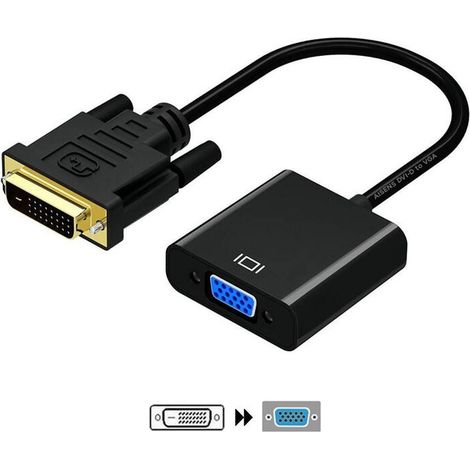 Adaptador Aisens A147-0352/ DVI Macho - VGA Hembra (1/3)