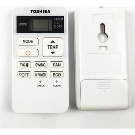 Télécommande de remplacement pour climatiseur Toshiba (1/2)