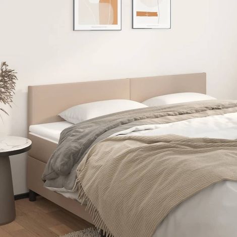 Kopfteile Cappuccino-Braun 180x5x78/88 cm Kunstleder