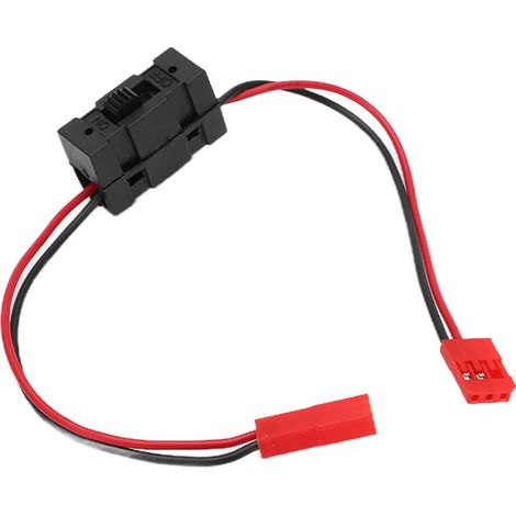 Interrupteur LED JST pour modèles RC, commande d'éclairage véhicule radiocommandé avec connecteur. (1/5)