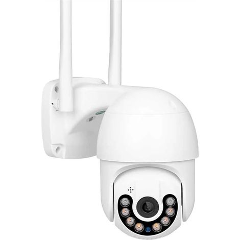 Caméra de sécurité à domicile Caméra IP intelligente PTZ 4K 8MP, Zoom numérique 5X, Vision nocturne couleur extérieure, suivi automatique AI, caméra vidéo de Surveillance de sécurité(8MP NO Card) (1/5)