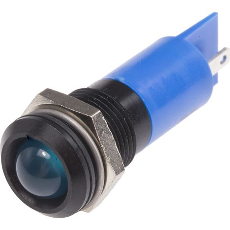 Voyant Bleu RS PRO, dia. 14.5mm, 240V, IP40 ( Prix pour 1 )