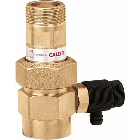 Rubinetto automatico per vasi d'espansione con rubinetto di scarico Caleffi 558 3/4" (1/2)