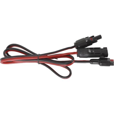 Câble adaptateur de charge pour batterie de stockage d'énergie mobile solaire vers 30 A en cuivre, compatible Anderson 30 A 12 AWG, 1 m