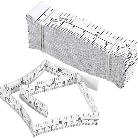 Mètre ruban en papier 25 pièces 1m/40", pour soins et classe (1/5)