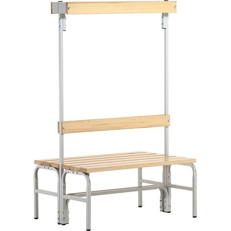 Sypro, Bancs avec portemanteaux pour vestiaires, double face, (1/3)