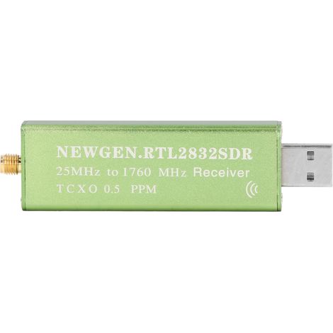 Récepteur RTL SDR 25-1760 MHz pleine bande RTL2832U R820T2 Scanner Radio défini par logiciel (1/5)
