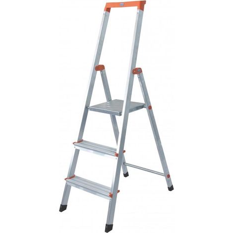 Escalera Krause solidy plegable barra de seguridad 3 peldaños (1/2)