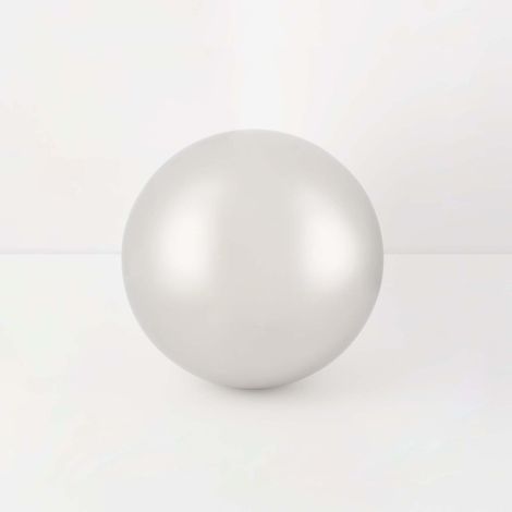 HOMESCAPES Décoration de jardin Boule en inox, 9.8 cm
