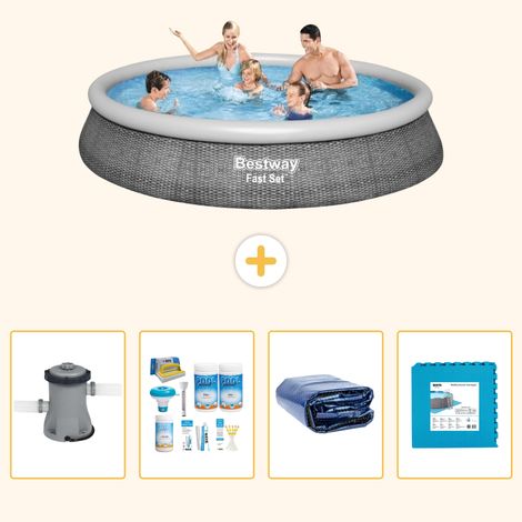 Bestway Bestway Fast Set Ronde - 396x84 cm - 5-pièces S188 (1/5)