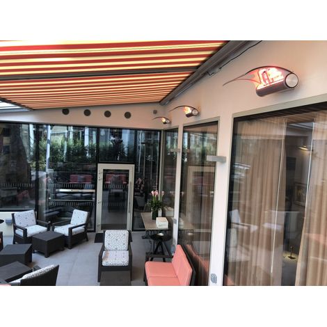 Equilibre infrarouge design 1,5 kW couleur inox MULLER INTUITIV M107163