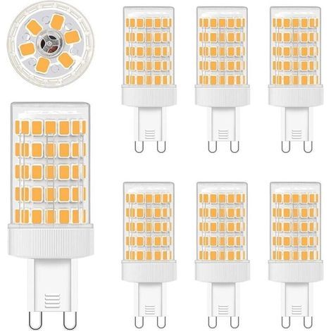 G9 LED 10W, Ampoules LED G9 Blanc Chaud 2700K Equivalence Incandescence 80W Lumière 900LM G9 Ampoules AC 220V Lumineux 360º Large Angle de Faisceau 862835 SMD Non Dimmable Lot de 6 -LIAIKI (1/5)