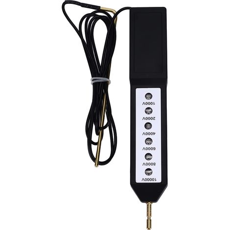 Tester per recinzioni elettriche 1000-10000V – voltmetro impermeabile – 18x3x2,2cm – indicatore a 6 luci – recinzione