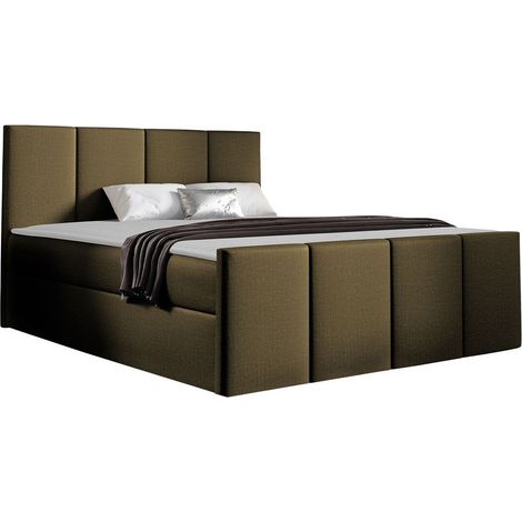 Cama continental Ventus, Zetta 297, Continental, Doble, 160x200, Tapiz, Somieres, 164x213x103cm (1/5)