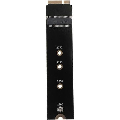 Carte adaptatrice 7+17 broches 64 Go, 128 Go, 256 Go et 512 Go pour SSD M.2 NGFF (MacBook A 2012) (1/5)