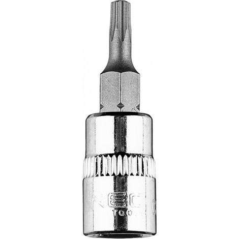 Embout Torx TX15 sur douille 1/4", courte, 37 mm (1/5)