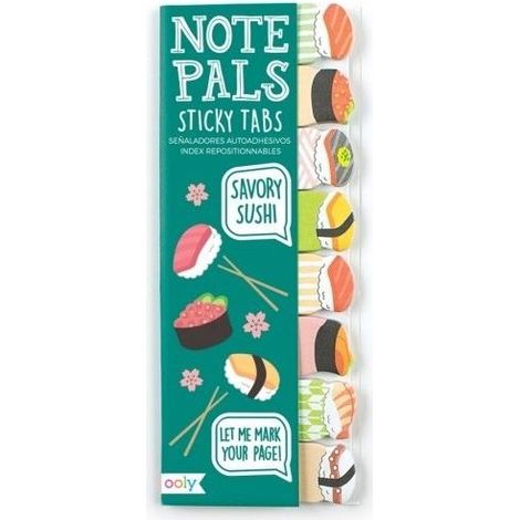 Bigliettini adesivi per sushi con palloncini colorati - 120 pezzi