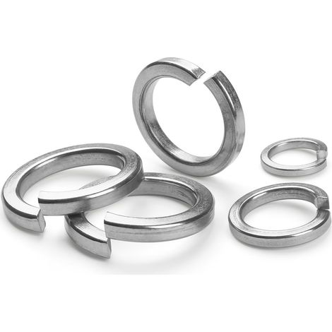 20 Pièces M5 Rondelle Autobloquante Rondelles Ressort Inox, Rondelles de Sécurité Fendues en Acier Inoxydable 304, Rondelle de Blocage Grower Frein Ressort, pour Vis Boulon Ecrou, (1/5)