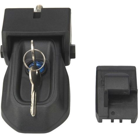 Kit antifurto per chiusura cofano, ricambio per Jeep Wrangler JL 2018 2019 2020 (nero)