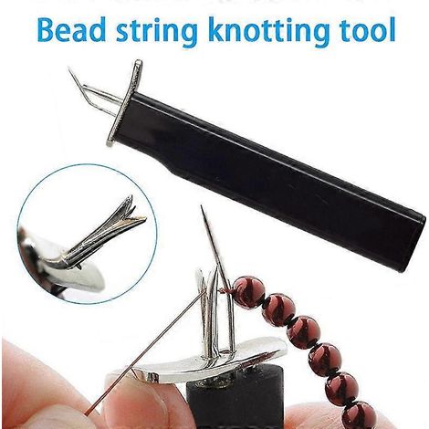 Outil à nouer les perles - Outil de création de bijoux en perles - Créez des nœuds solides pour enfiler les perles et autres perles (1/5)