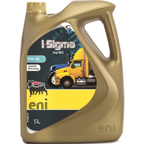 ENI 106687 - ACEITE MOTOR ENI I-SIGMA TOP MS 10W40, 5 LITROS