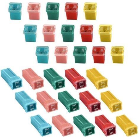 30 piece automotive fuse kit, including high/standard and low profile fuses, suitable for vans, cars, motorhomes and SUVs. (1/4)