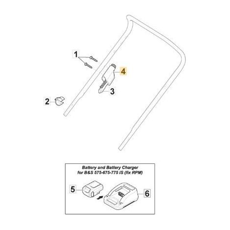 INTERR.ACCENS.MOTORI IS Mn'S (L=920) ORIGINALE STIGA - 381600401/1