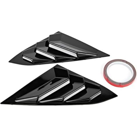 Garniture d'aile de Persienne de Sortie d'aération de fenêtre arrière de Voiture adaptée pour 2016-2019 (1/4)