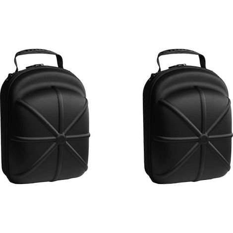 Lot de 2 sacs de voyage pour casquette de baseballétui de rangementboîte de présentationsac de transport en EVA noir (1/5)