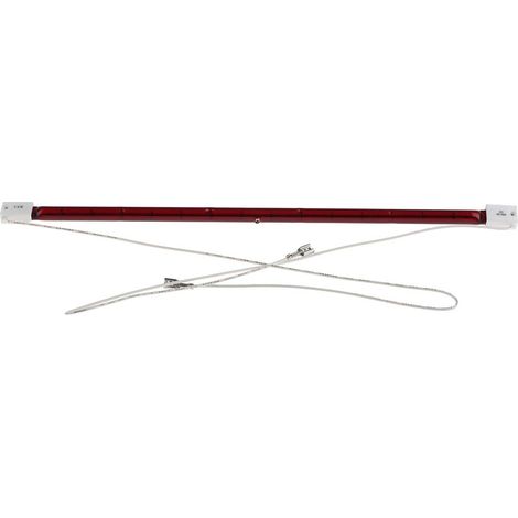 Rs Pro – Lampe à infrarouge 1500 W – Culot SK15 – Tension 230 V – Longueur 350 mm – Diamètre 20 mm – Finition rouge – Durée de vie 5000h (1/5)