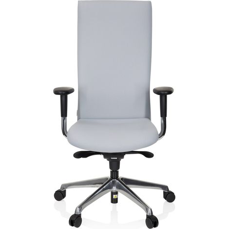 [GEBRAUCHT] B-Ware hjh OFFICE Bürostuhl Chefsessel Drehstuhl OFFICE-TEC Synchronmechanik Grau Möbel (1/2)