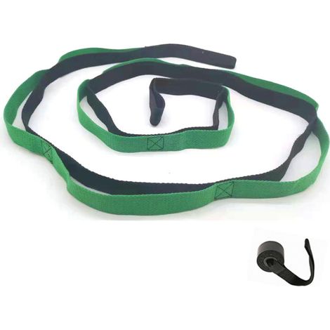 Sangle d'étirement de yoga avec boucles pour la physiothérapie – Bande d'étirement (1/5)
