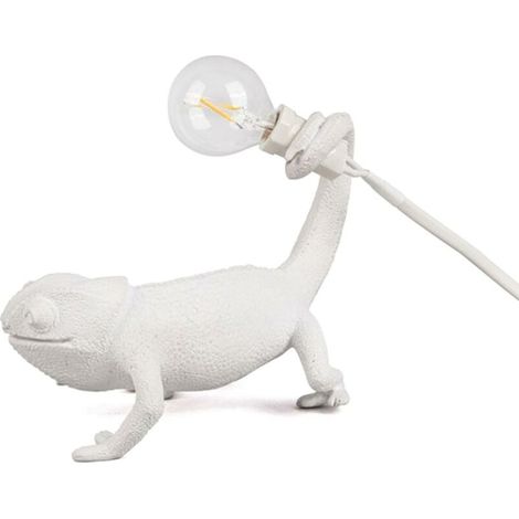 Chameleon lamp bedroom resin chameleon desk lamp bedside lamp wall lamp desk lamp (1/4)