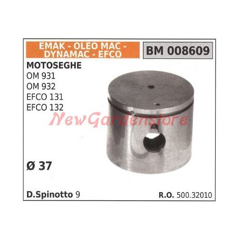 Pistone per motosega OM 931 OM 932 EFCO 131 EFCO 132 Ø 37mm EMAK 008609