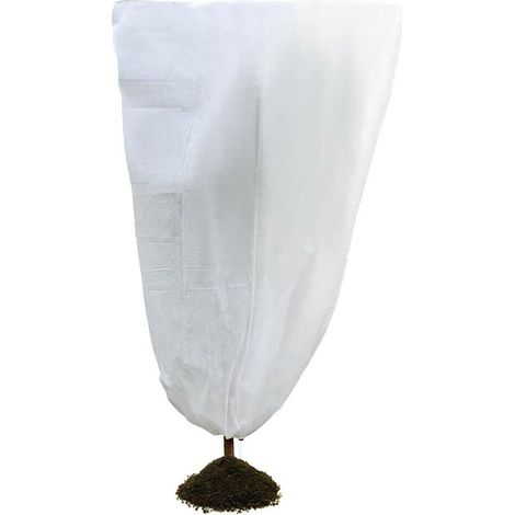 Housses de Protection Anti-Gelées pour Tous Types d'Arbres, Plantes et Arbustes. 1,2 Mètre de Diamètre sur 1,8 Mètre de Hauteur. Tissu Doux et Résistant de 30 g/m2
