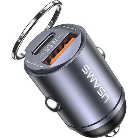 USB USAMS US-CC206 PD30W double port Câble Adaptateur Connecteur Type-C Sans Fil Rapide Universel Compatible Original (1/5)