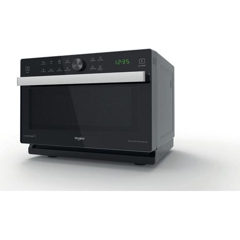 Whirlpool Supreme Chef MWP 337 SB Flachbau-Mikrowelle mit Grill 33 l 900 W Schwarz, Silber
