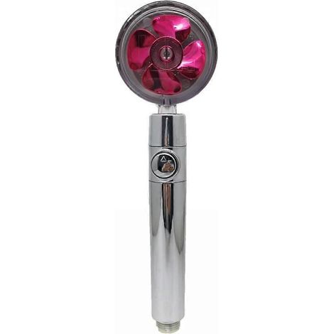 Douchette à jet puissant pour homme et enfant, pommeau de douche multicolore à hélice, idéale pour les toilettes et la salle de bain. (1/5)