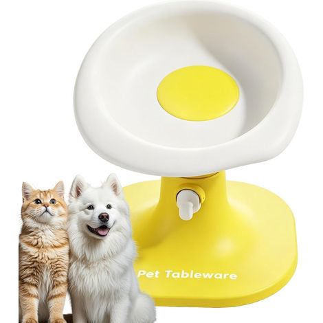 Comedero elevado para perros - Bebedero elevado para mascotas con soporte, comedero elevado para gatos, para uso en interiores (1/5)
